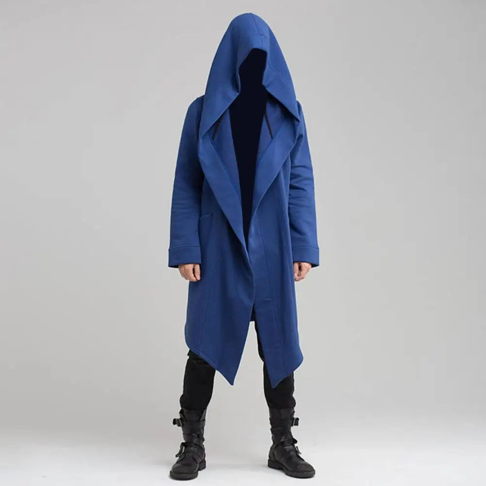 Men’s Hooded Fleece Longline Cardigan for Winter