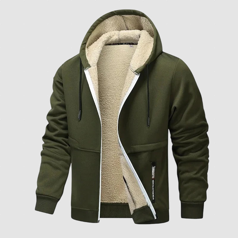 Men’s Winter Fleece Hoodie | Warm Lined Hoodie for Winter