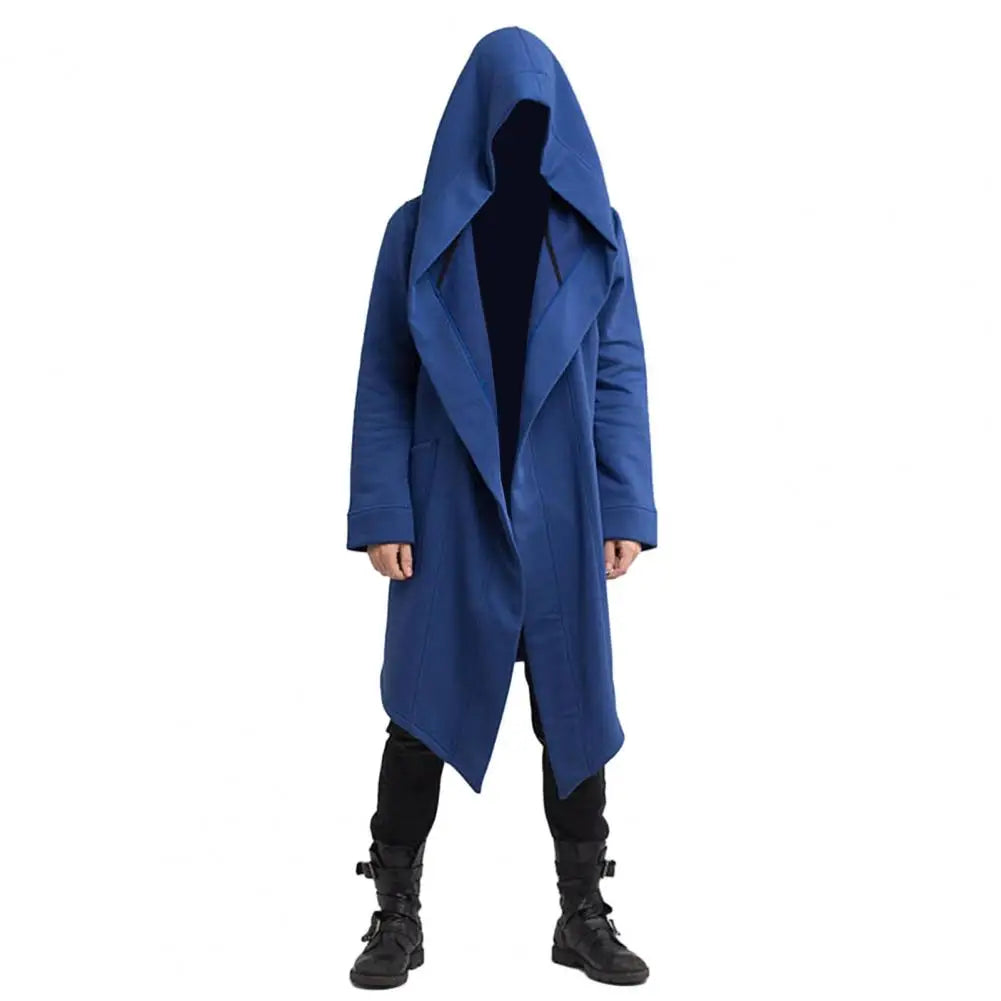 Men’s Hooded Fleece Longline Cardigan for Winter