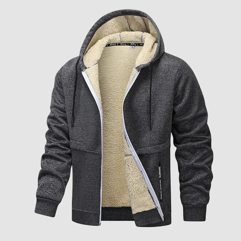 Men’s Winter Fleece Hoodie | Warm Lined Hoodie for Winter