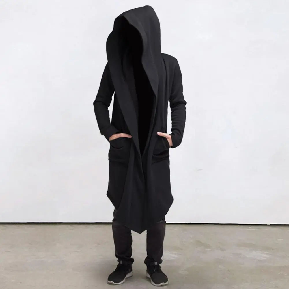 Men’s Hooded Fleece Longline Cardigan for Winter