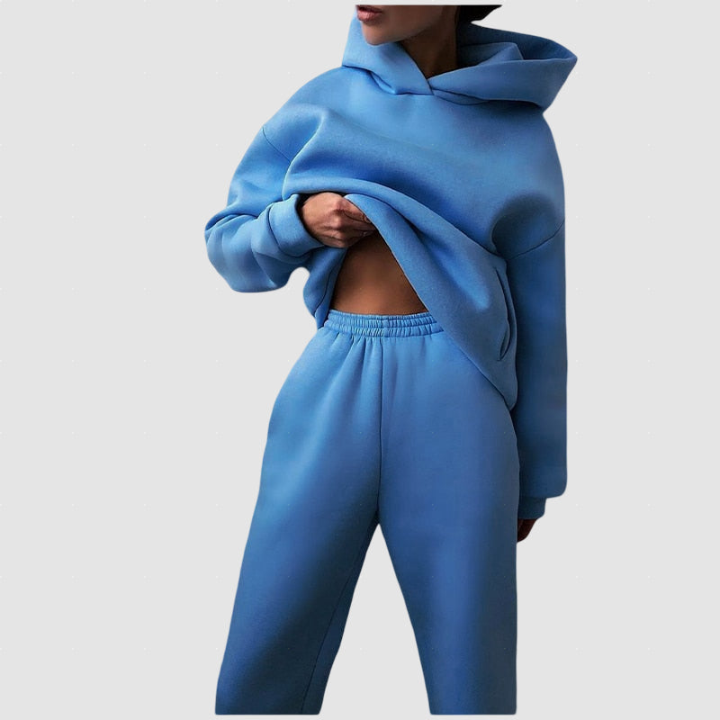 Women’s Cotton Fleece Tracksuit for Winter