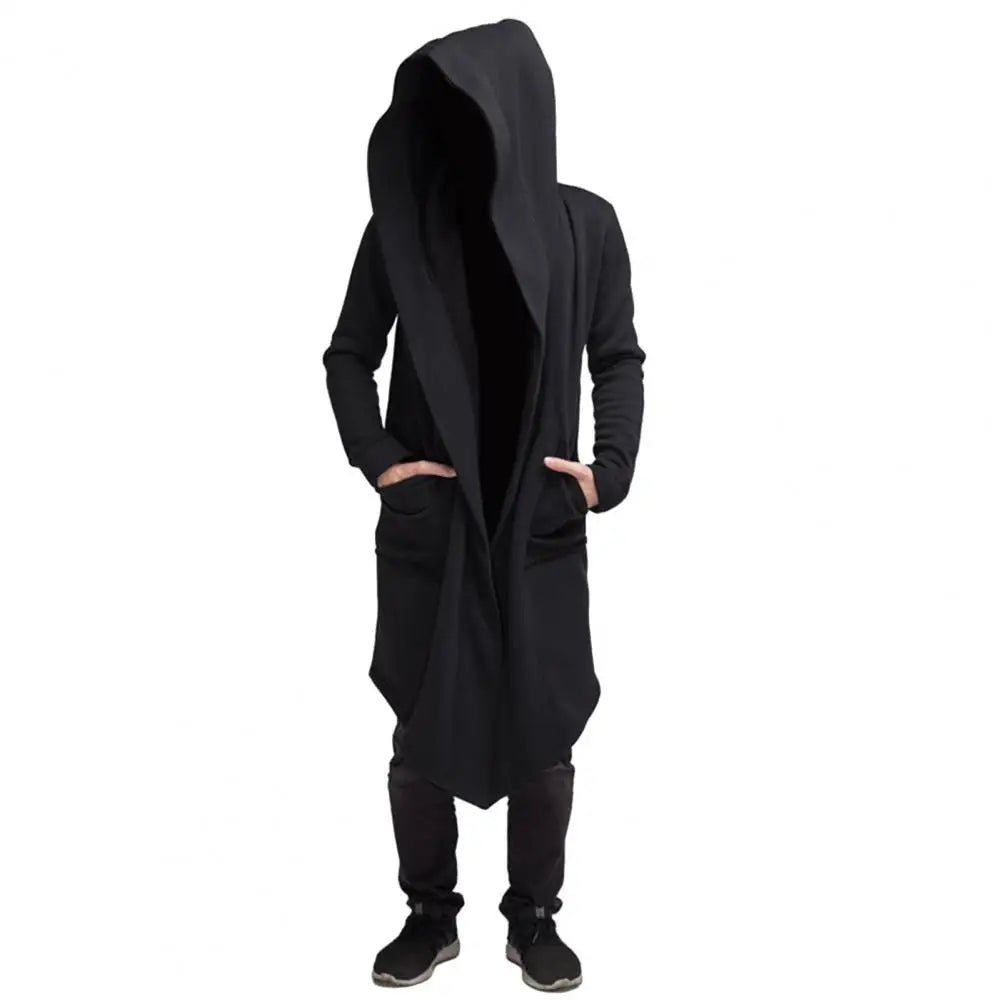 Men’s Hooded Fleece Longline Cardigan for Winter