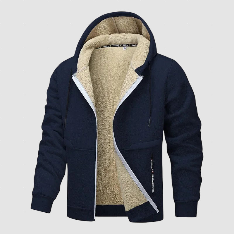 Men’s Winter Fleece Hoodie | Warm Lined Hoodie for Winter