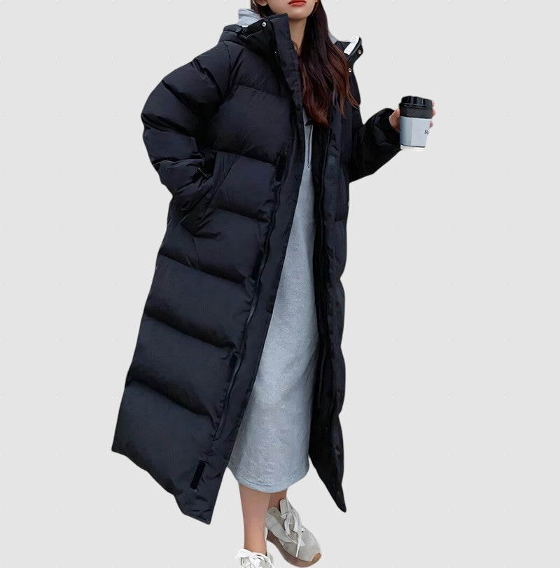 Women’s Long Puffer Coat | Insulated Winter Jacket