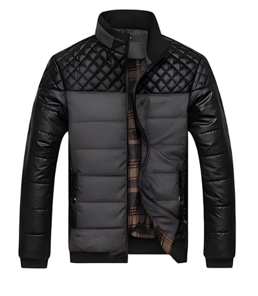 Men’s Quilted Padded Jacket for Winter