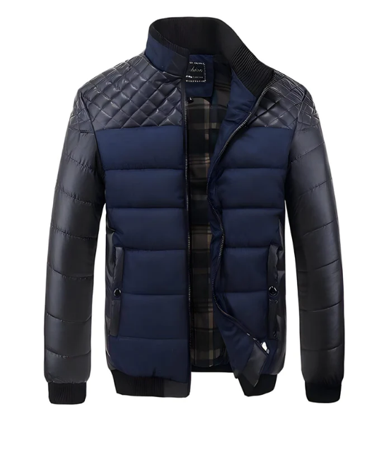 Men’s Quilted Padded Jacket for Winter