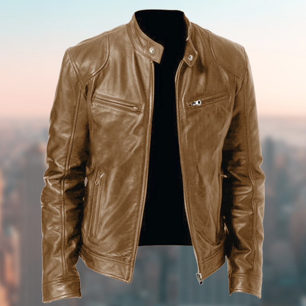 Men's Leather Jacket for Winter