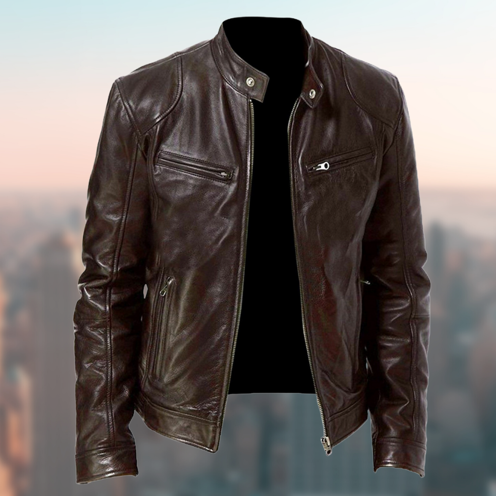 Men's Leather Jacket for Winter