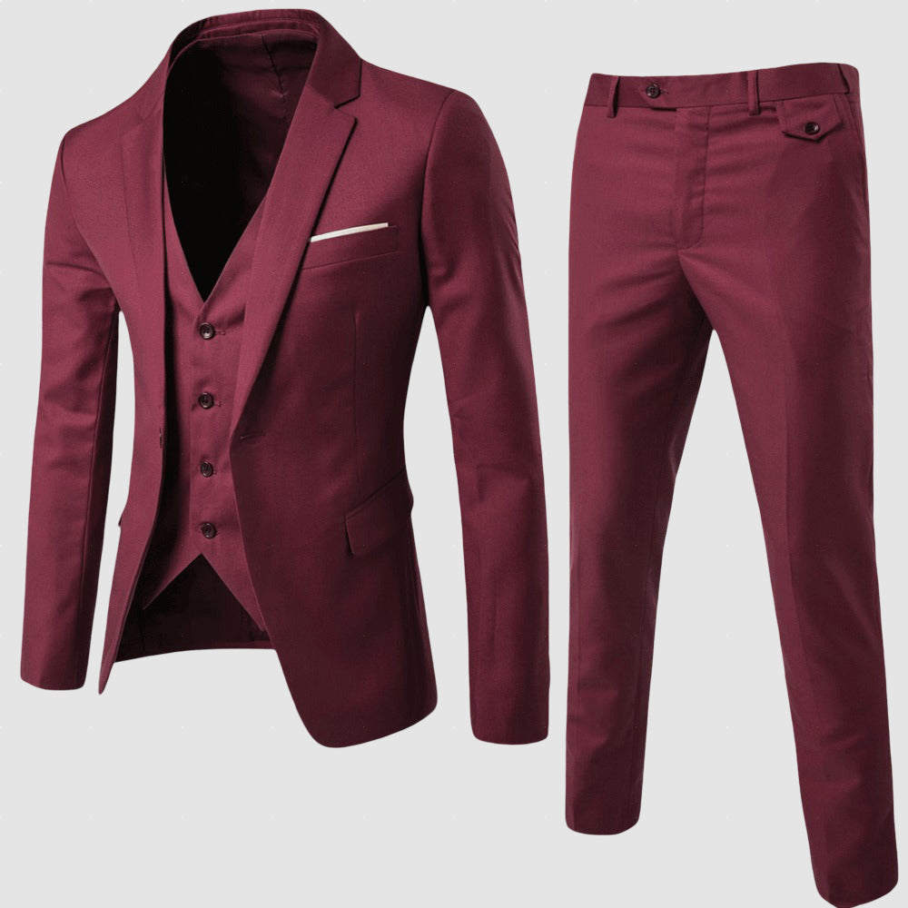 Men’s Wool Suit Set for Winter