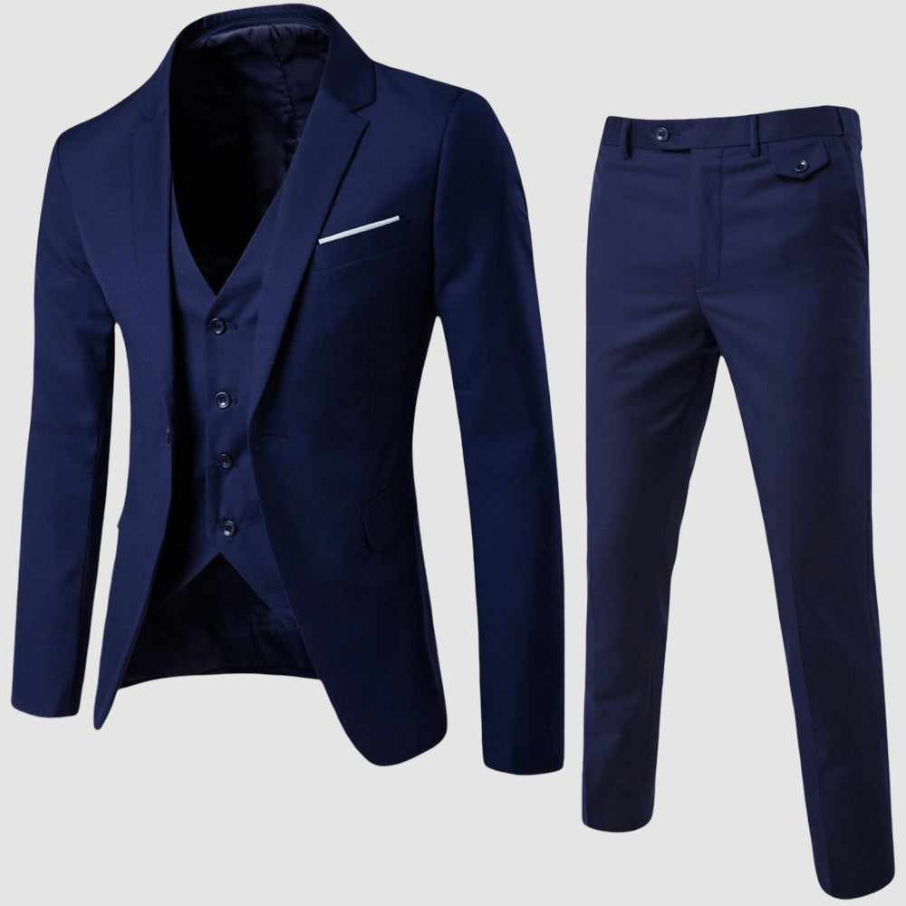 Men’s Wool Suit Set for Winter