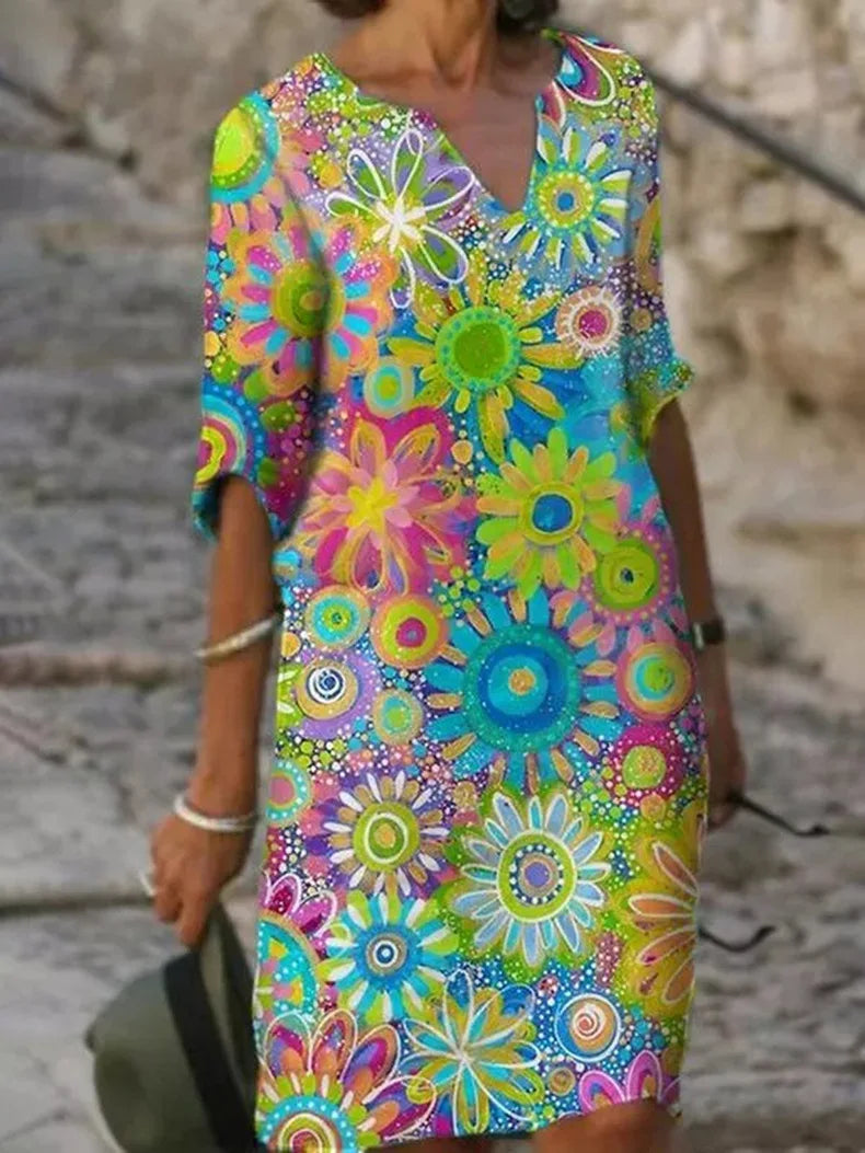Women’s Floral Boho Dress | Summer