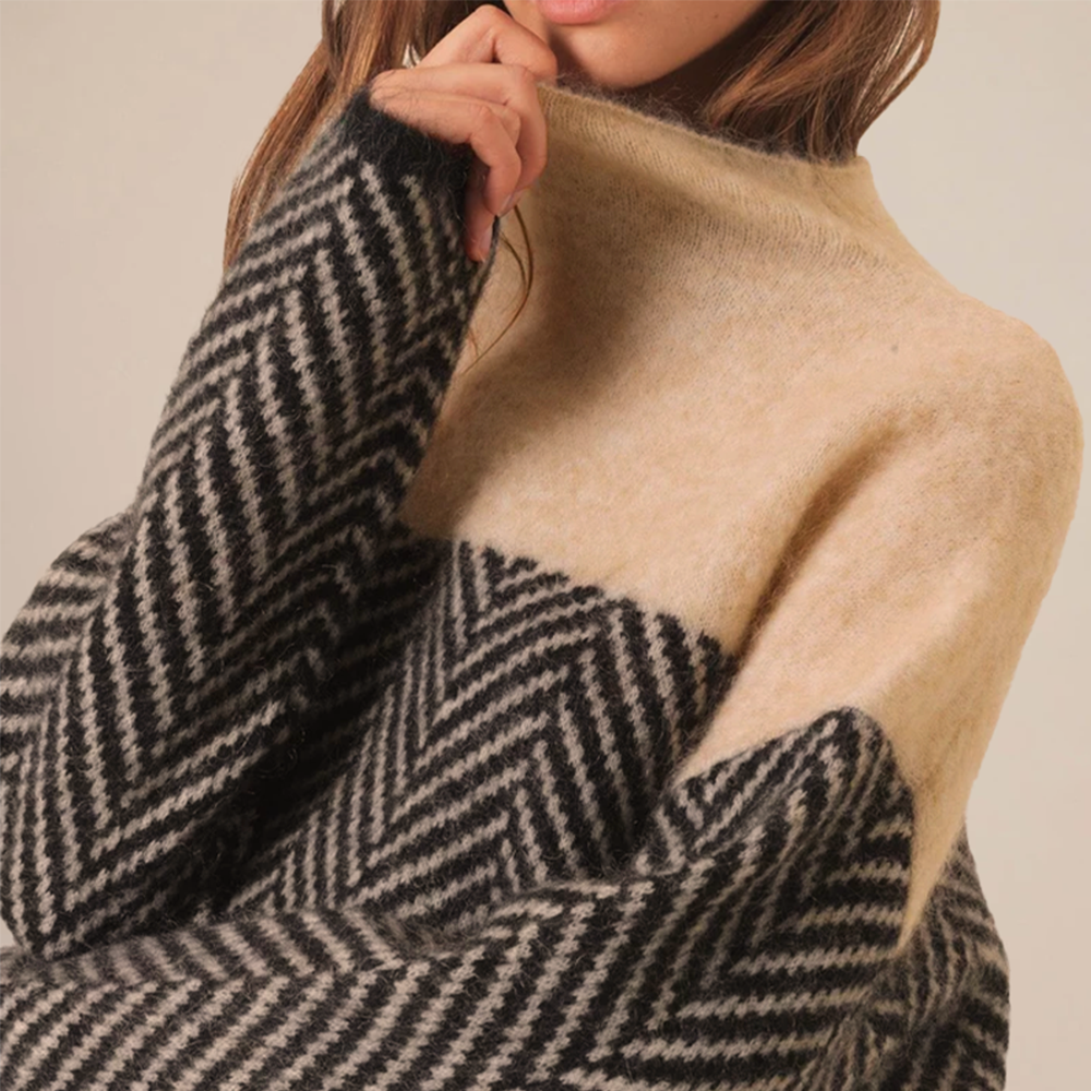 Women’s Wool Knit Turtleneck Jumper for Winter