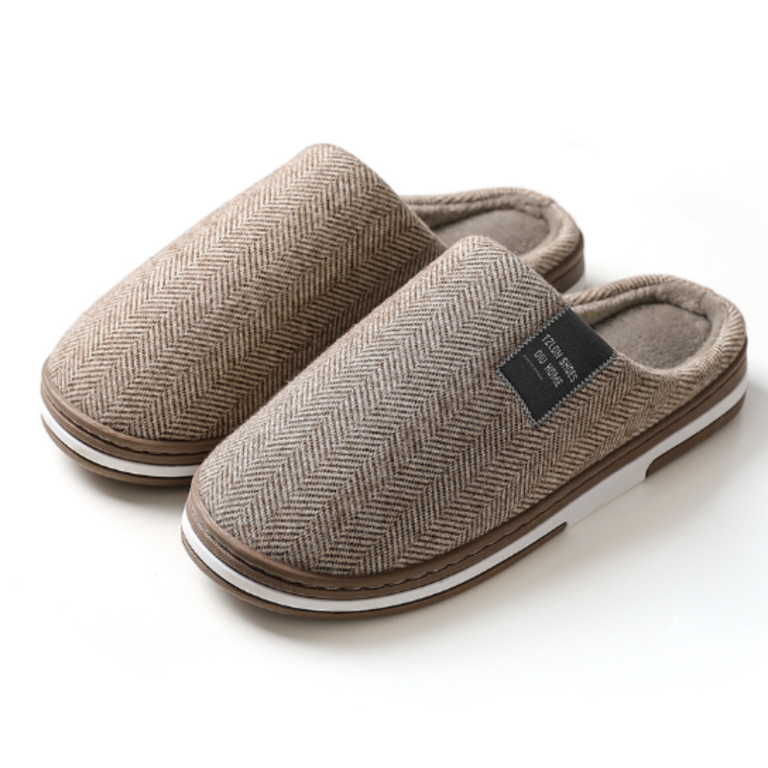 Men’s Warm House Slippers | Slip-On