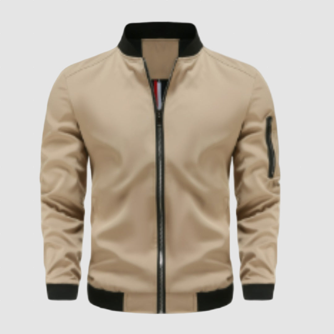 Men’s Lightweight Bomber Jacket | Casual Cotton Jacket for Spring