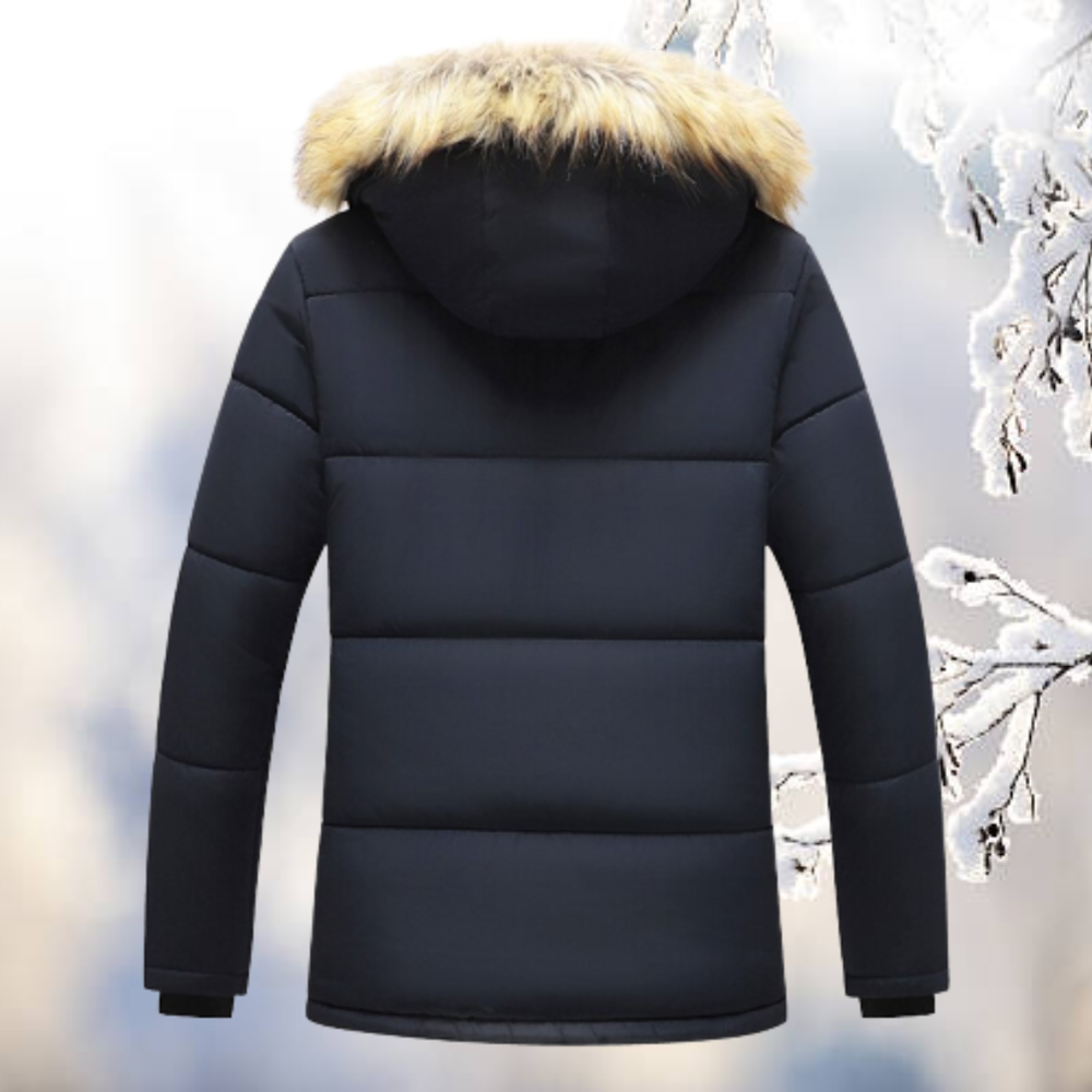 Men’s Fleece Lined Winter Parka Jacket