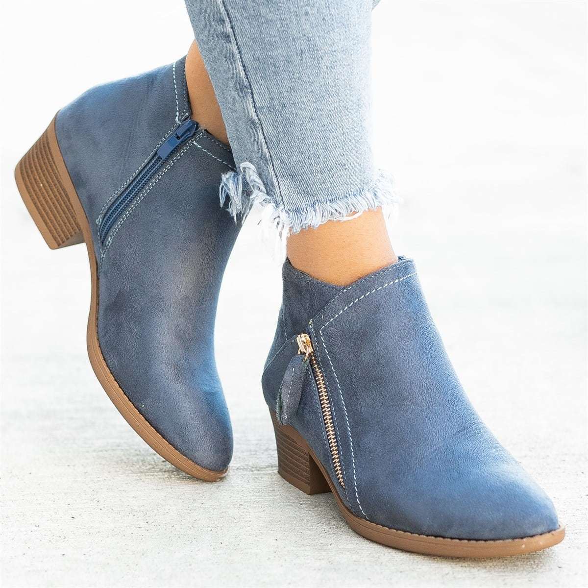 Women’s Leather Ankle Boots for Winter