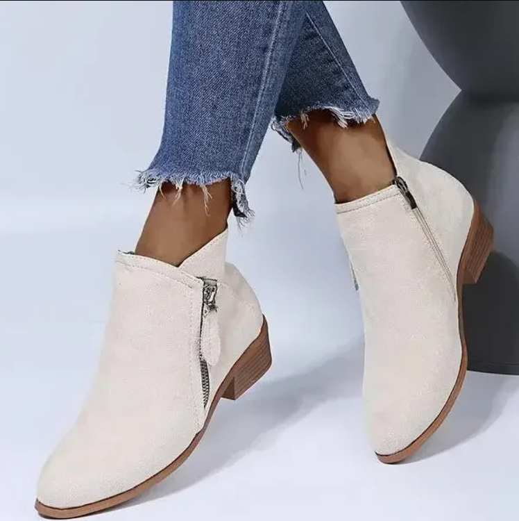 Women’s Leather Ankle Boots for Winter