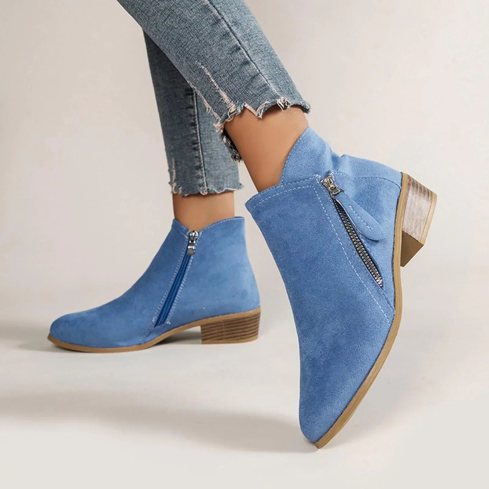 Women’s Leather Ankle Boots for Winter