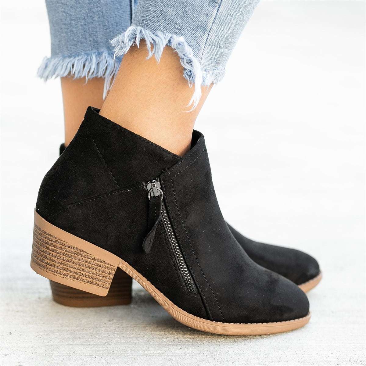 Women’s Leather Ankle Boots for Winter