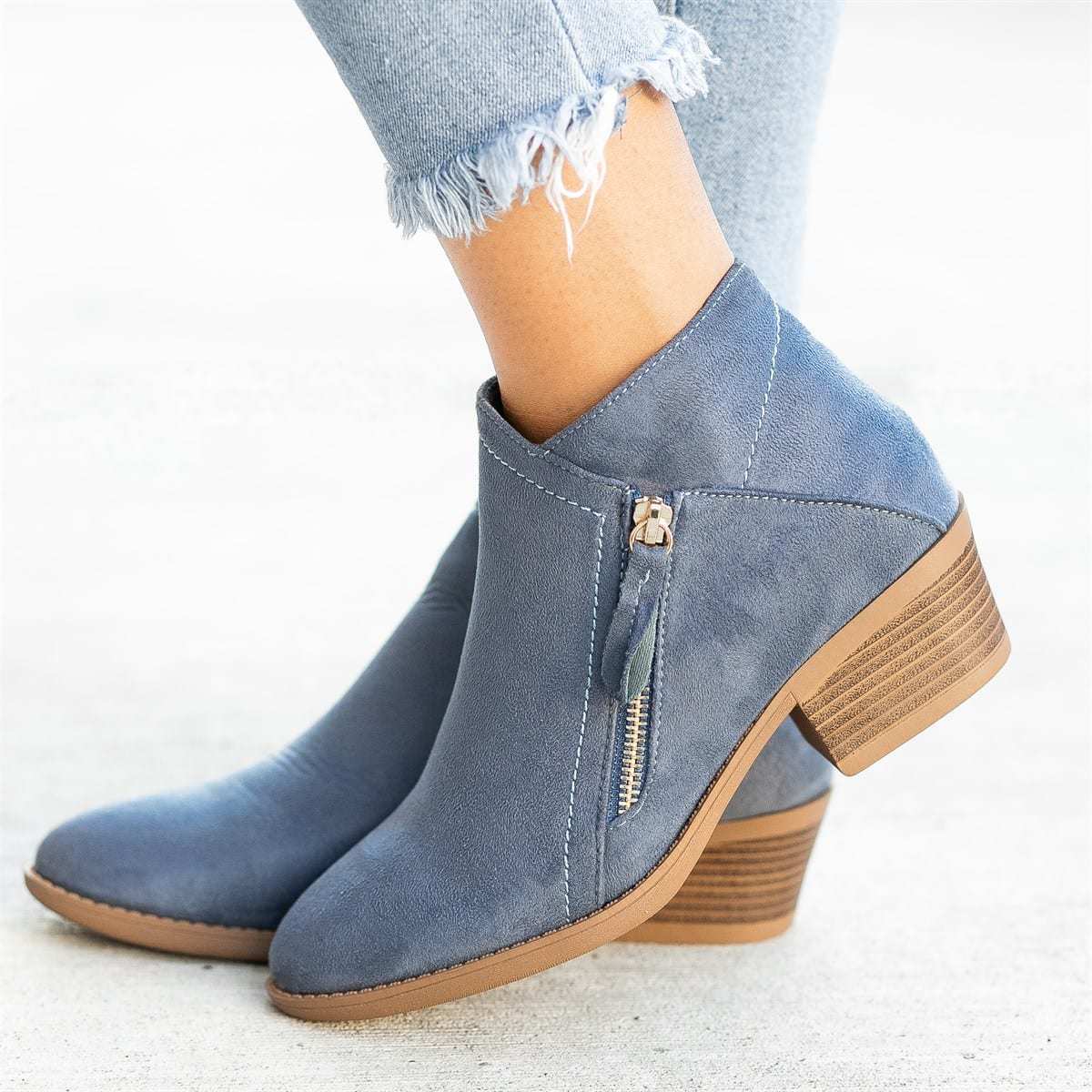 Women’s Leather Ankle Boots for Winter