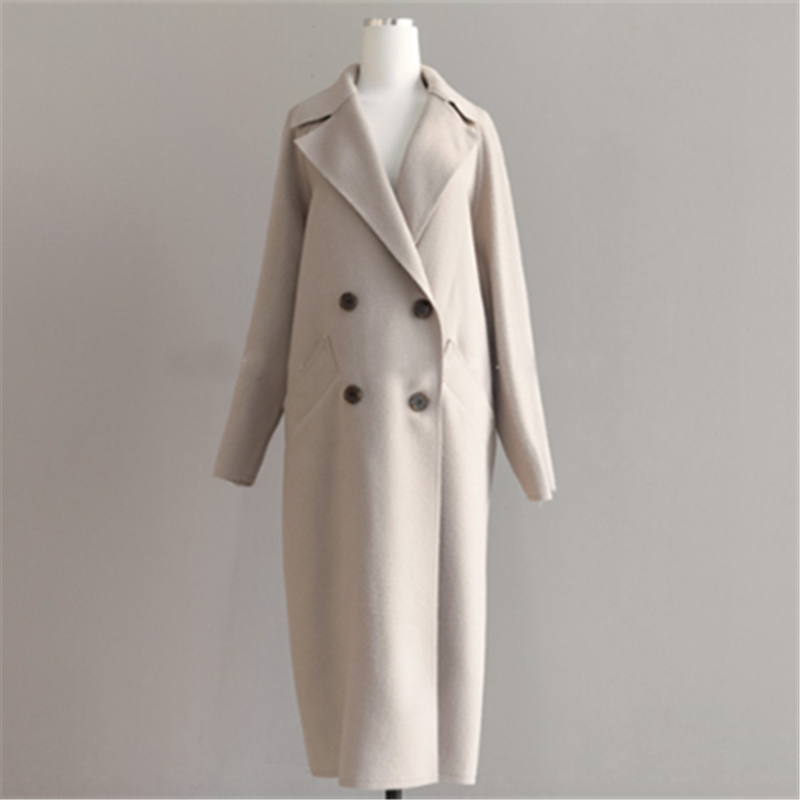 Women's Long Wool Coat Winter