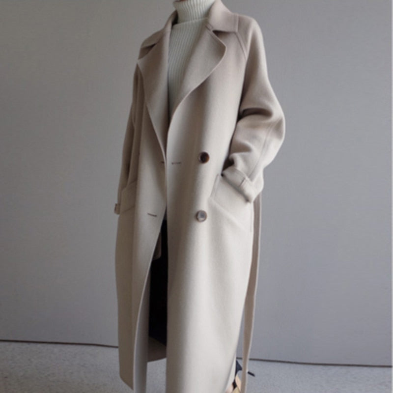 Women's Long Wool Coat Winter