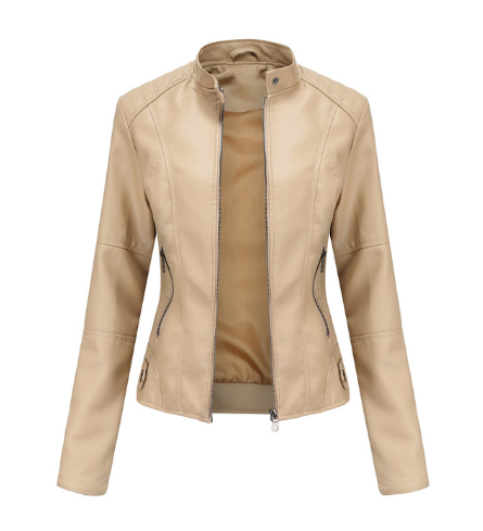 Women's Leather Jacket Winter