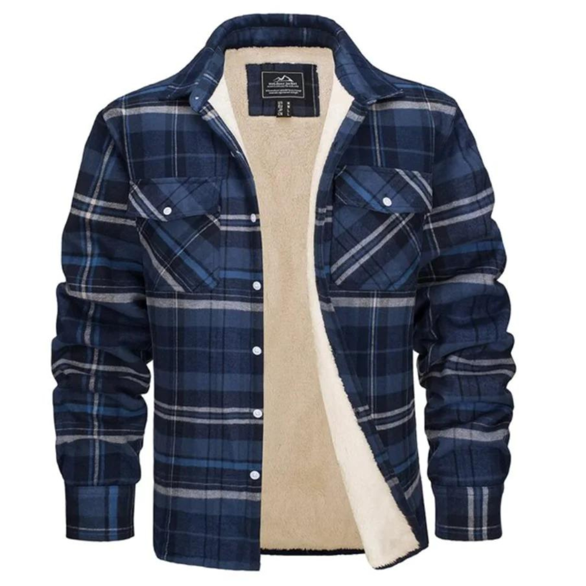 Men's Fleece Shirt Jacket Winter