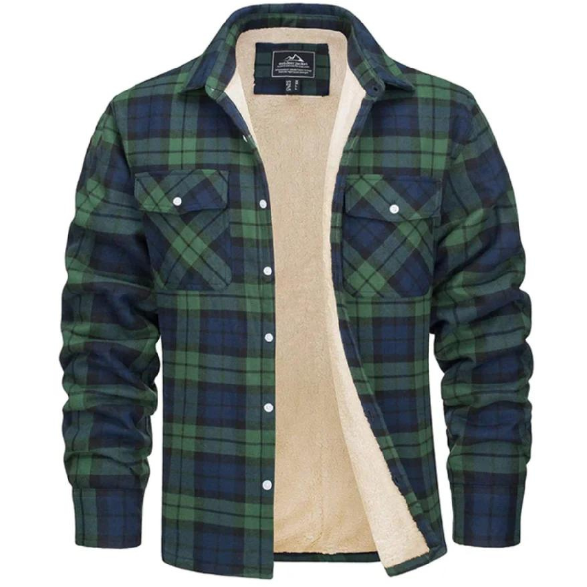 Men's Fleece Shirt Jacket Winter
