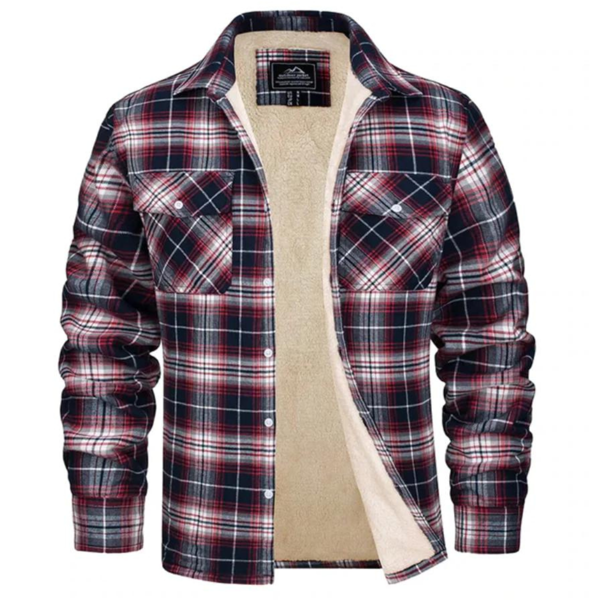 Men's Fleece Shirt Jacket Winter