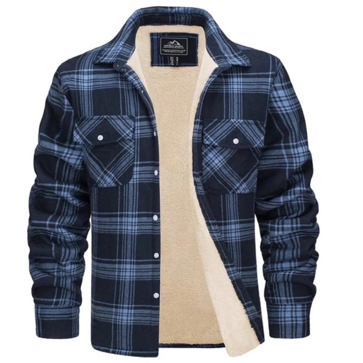 Men's Fleece Shirt Jacket Winter