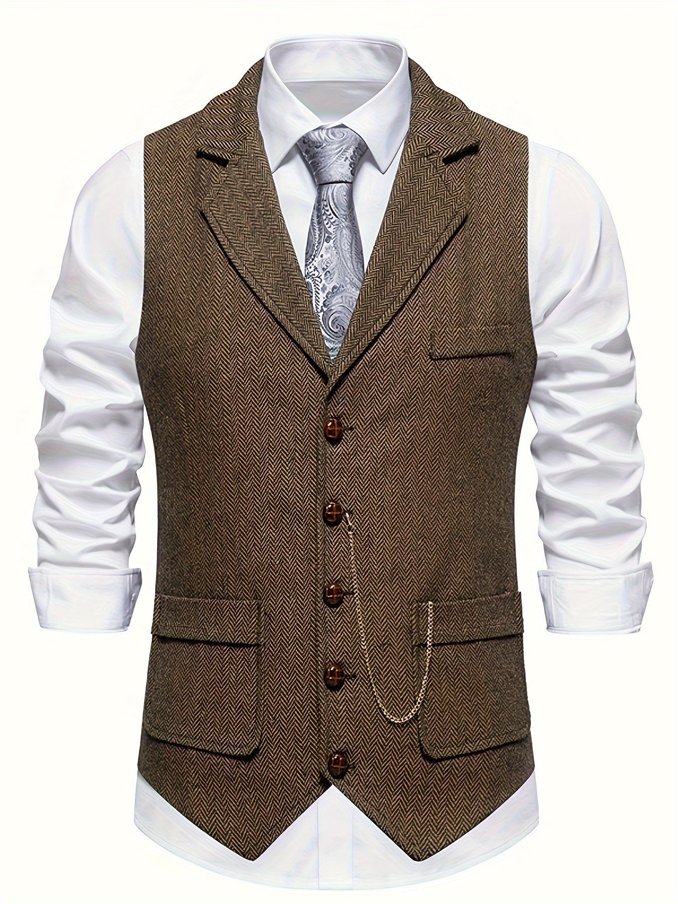 Men's No-Sleeve Blazer 4J8K2L