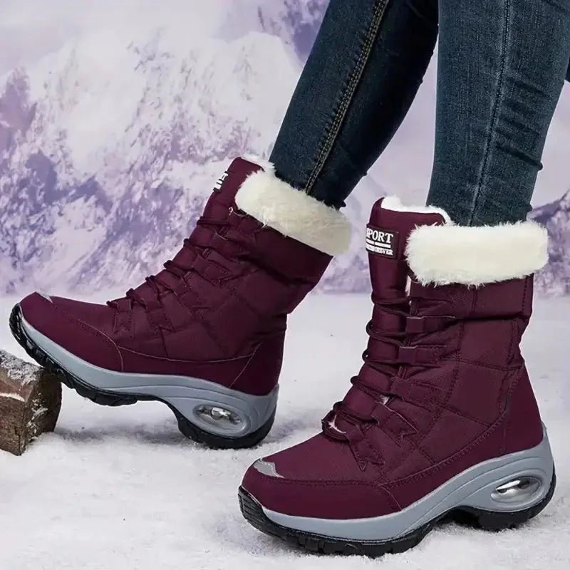 Women’s Winter Snow Boots with Fleece Lining