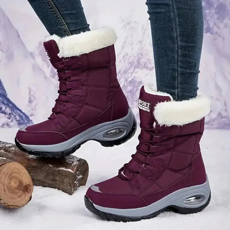Women’s Winter Snow Boots with Fleece Lining