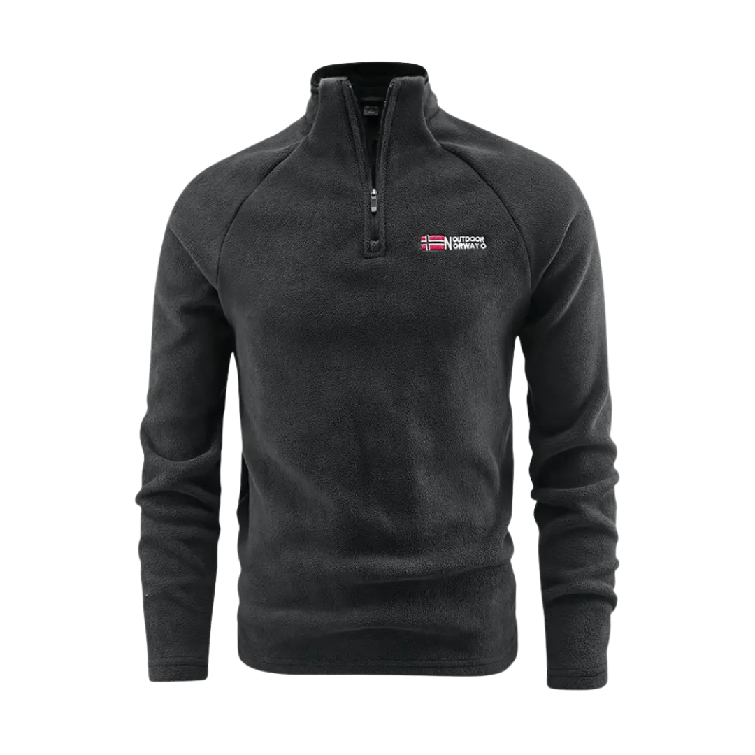 Men's Fleece Half Zip Pullover for Winter