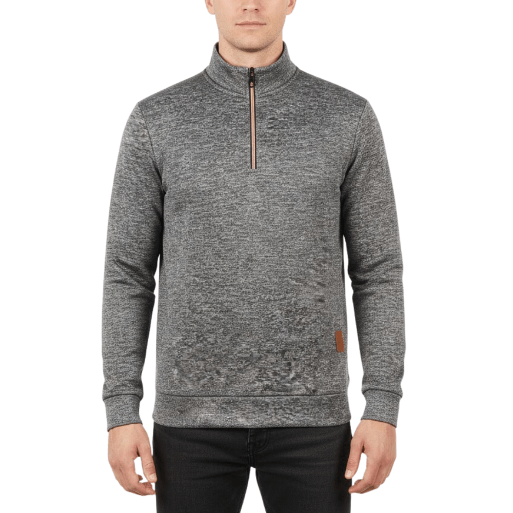 Men’s Half Zip Fleece Sweatshirt for Winter Layering
