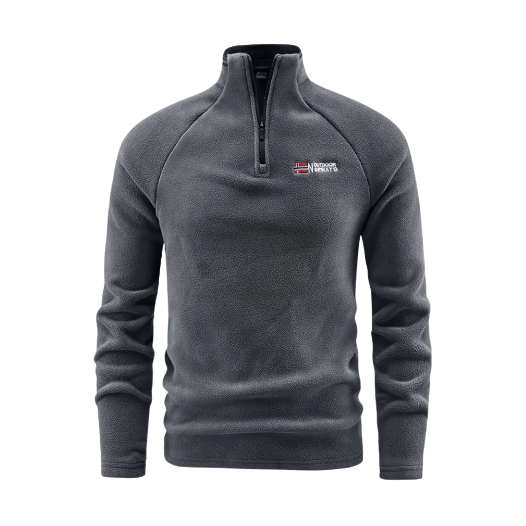 Men's Fleece Half Zip Pullover for Winter