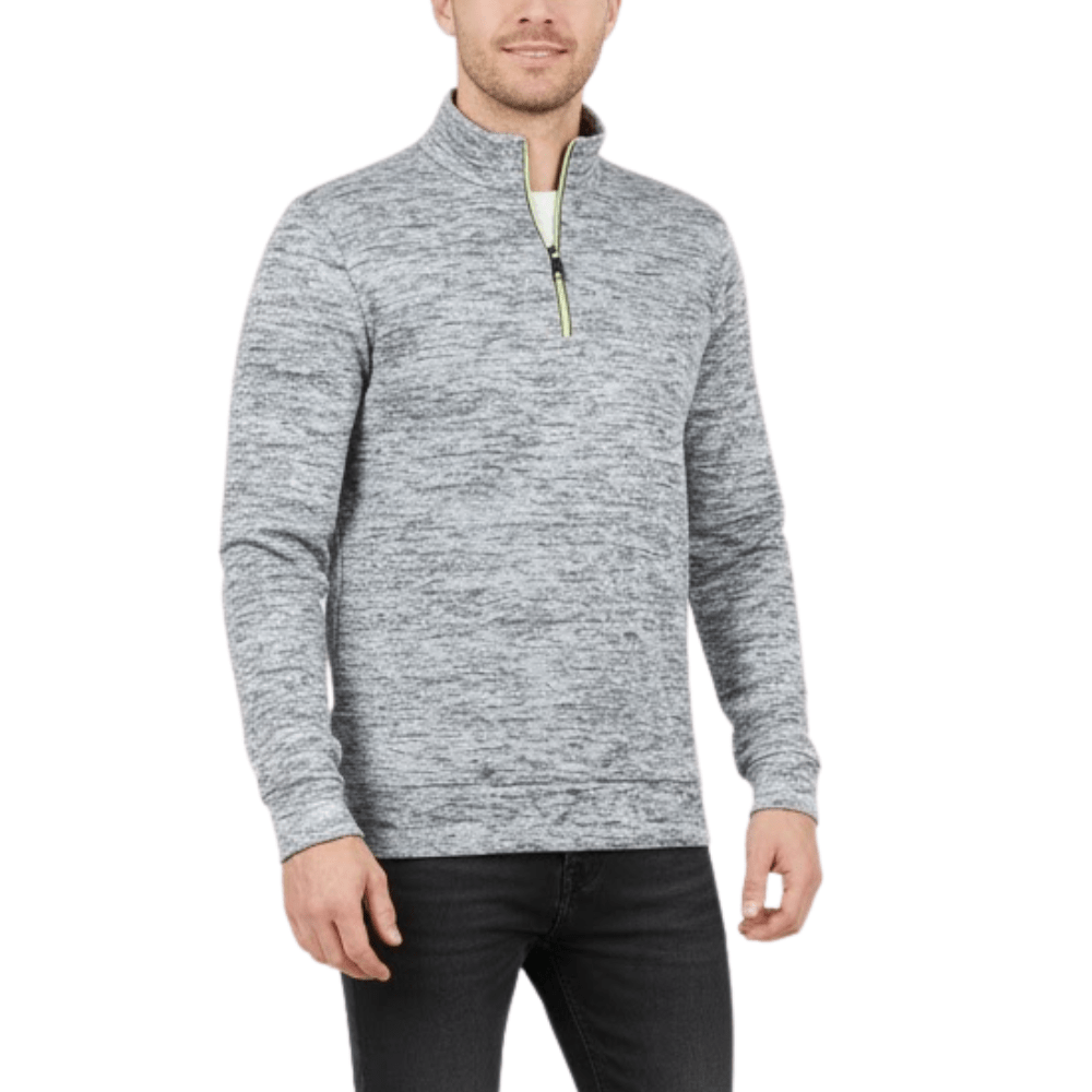 Men’s Half Zip Fleece Sweatshirt for Winter Layering