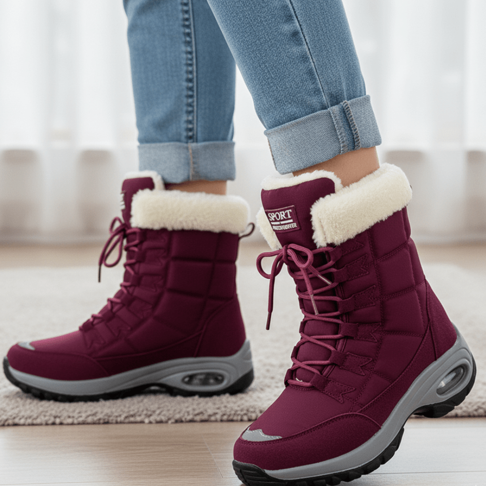 Women’s Winter Snow Boots with Fleece Lining