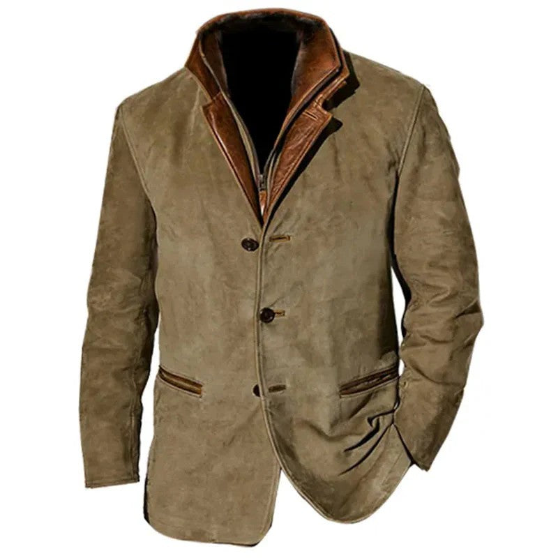 Men’s Winter Jacket | Waist Button Up