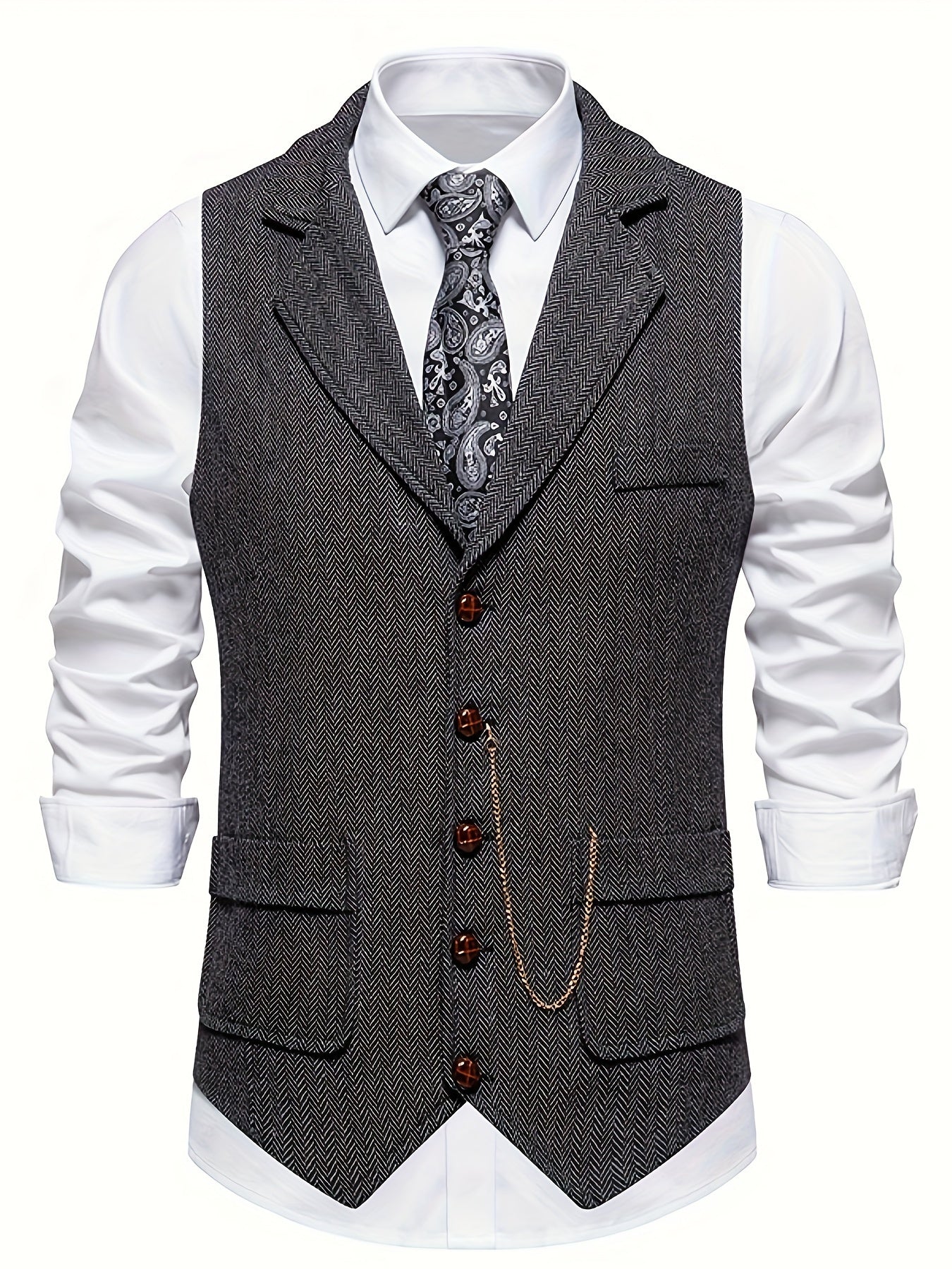 Men's No-Sleeve Blazer 4J8K2L