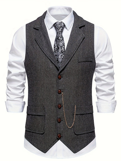 Men's No-Sleeve Blazer 4J8K2L