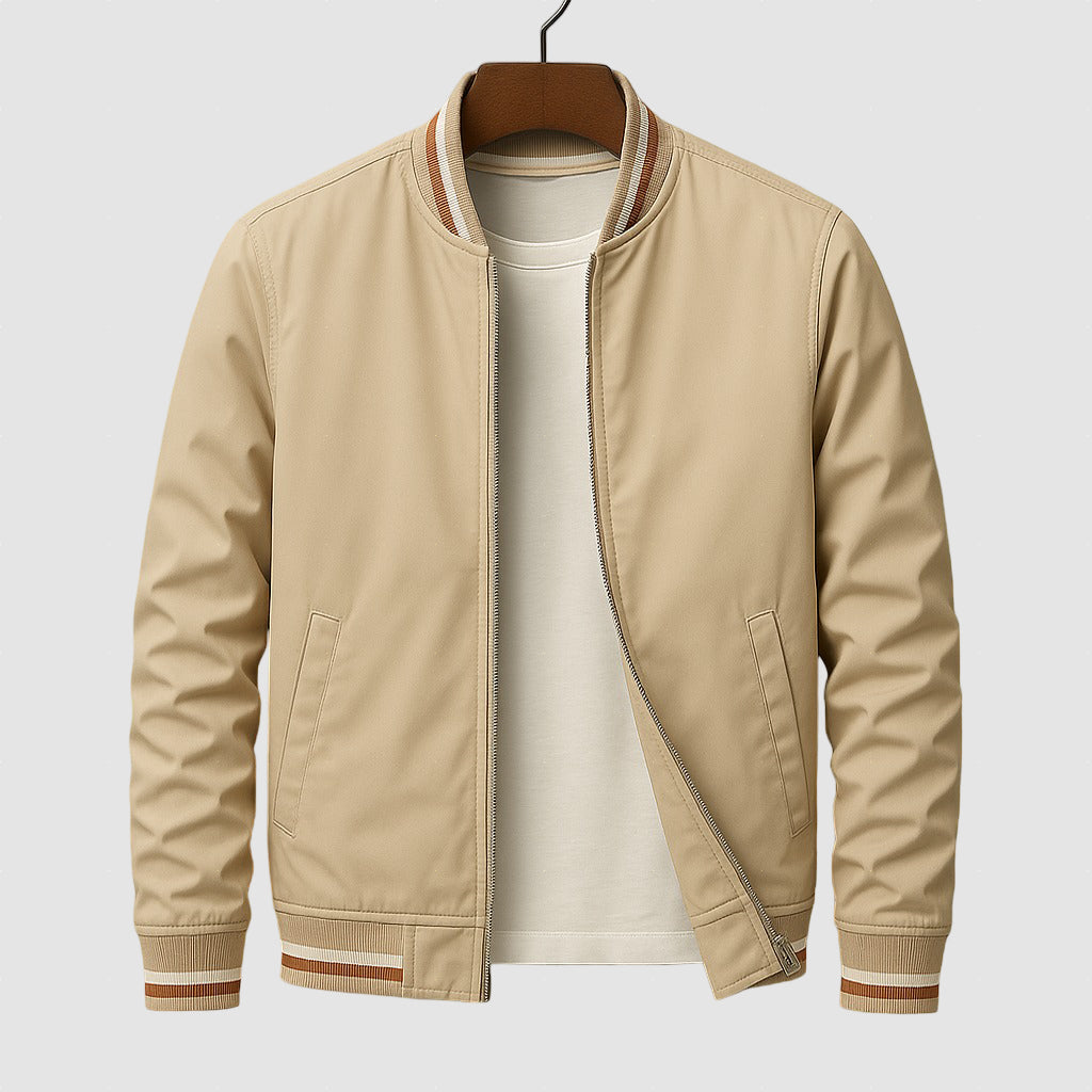 Men’s Cotton Bomber Jacket | Lightweight Autumn Layer