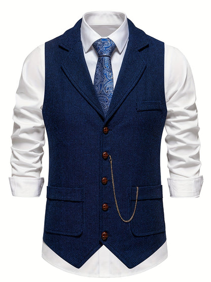 Men's No-Sleeve Blazer 4J8K2L