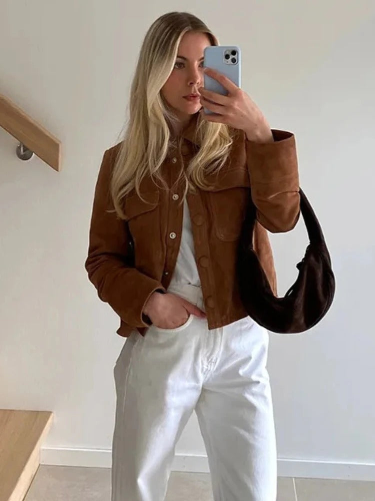 Women’s Leather Jacket for Winter