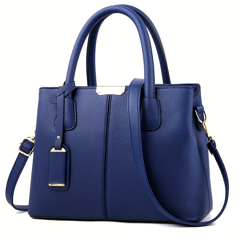 Leather Tote Handbag for Winter