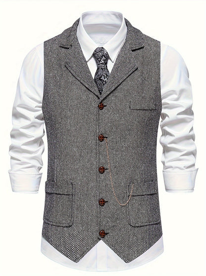 Men's No-Sleeve Blazer 4J8K2L