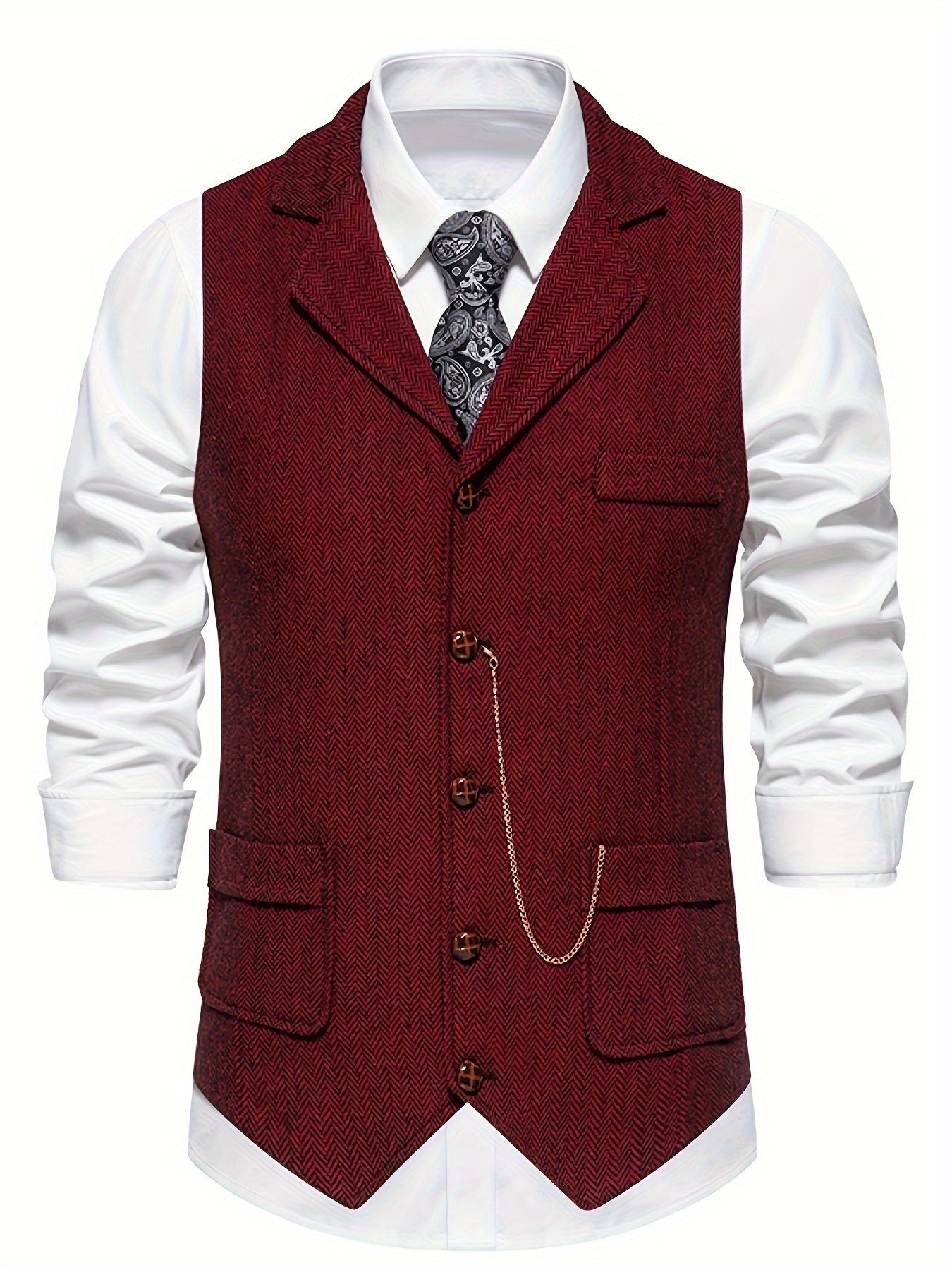 Men's No-Sleeve Blazer 4J8K2L