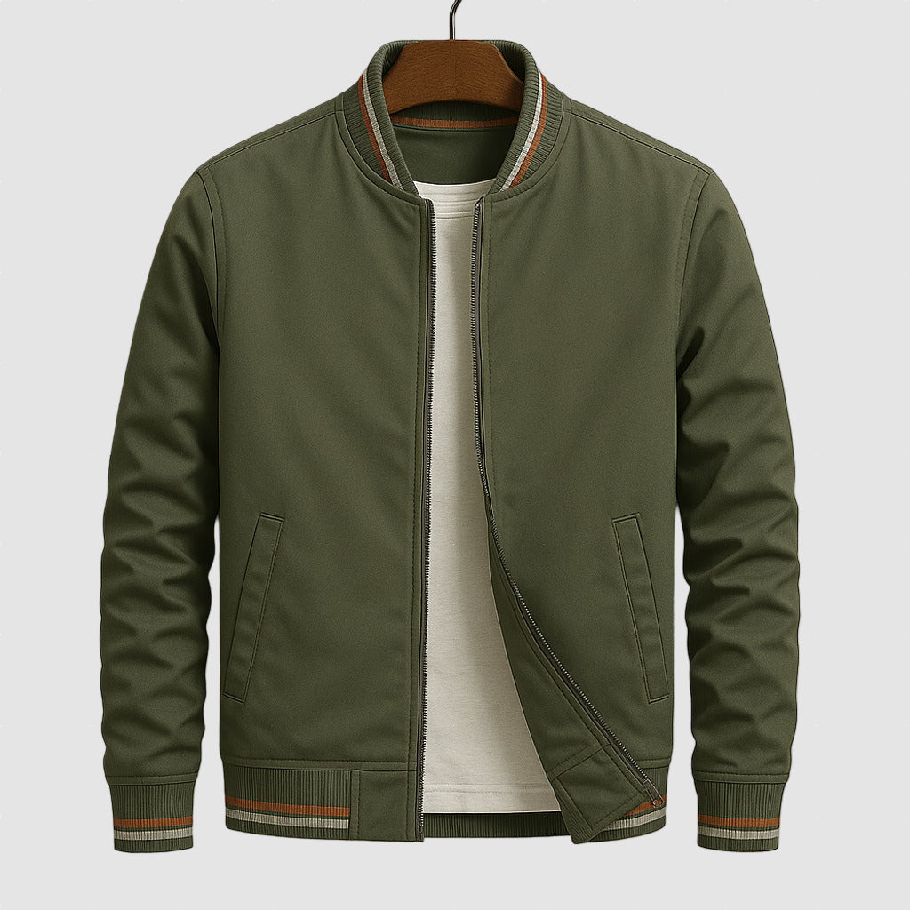 Men’s Cotton Bomber Jacket | Lightweight Autumn Layer